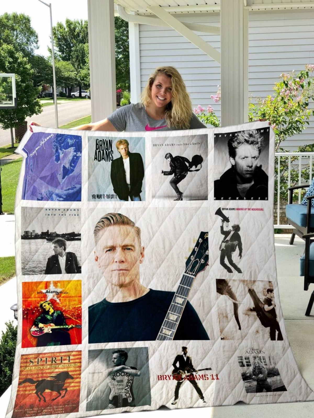 Bryan Adams Quilt Blanket