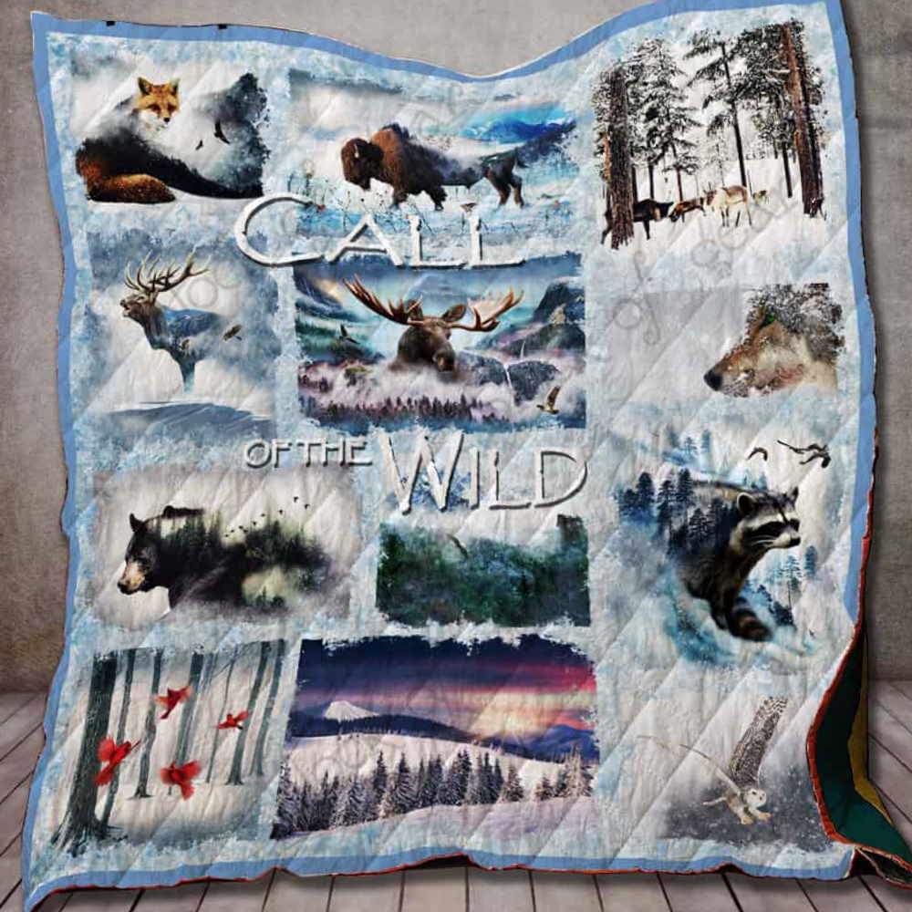 Call Of The Wild All Over Printed 3D Quilt Blanket