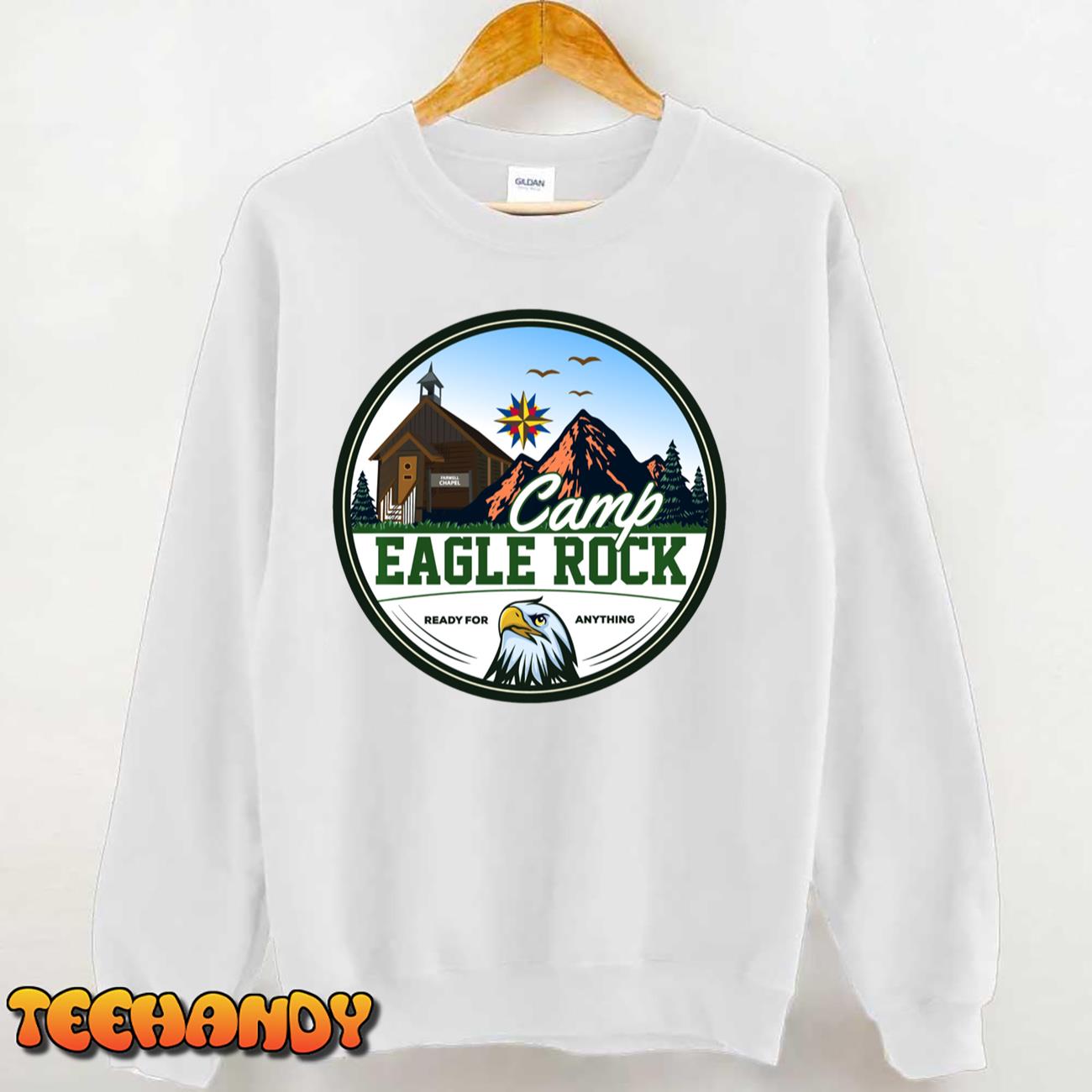 Camp Eagle Rock Large Emblem Pullover Hoodie