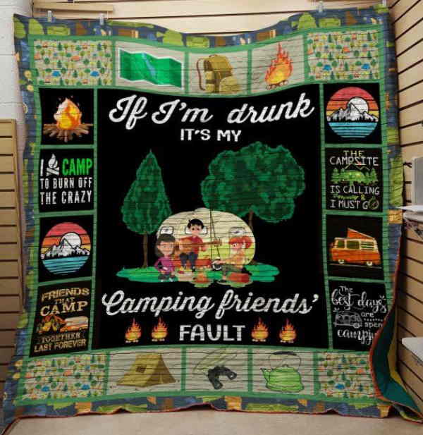 Camping Friend ‘S Fault 3D Quilt Blanket