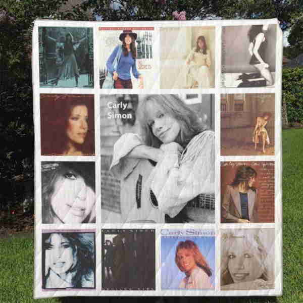 Carly Simon 3D Quilt Blanket