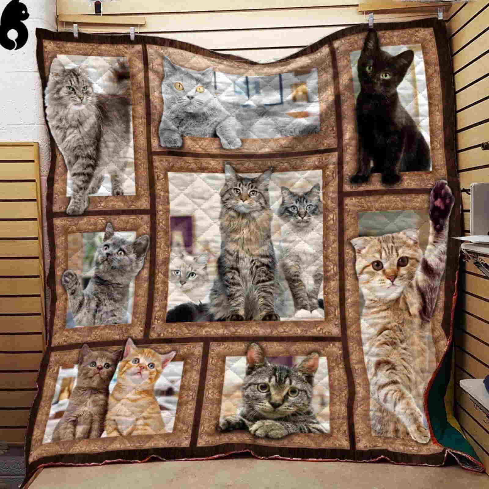 Cat 3D All Over Printed  Quilt Blanket