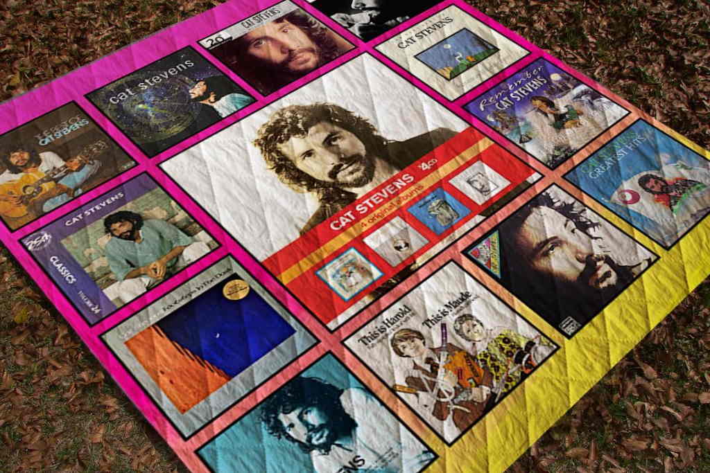 Cat Stevens Compilation Albums 3D Quilt Blanket