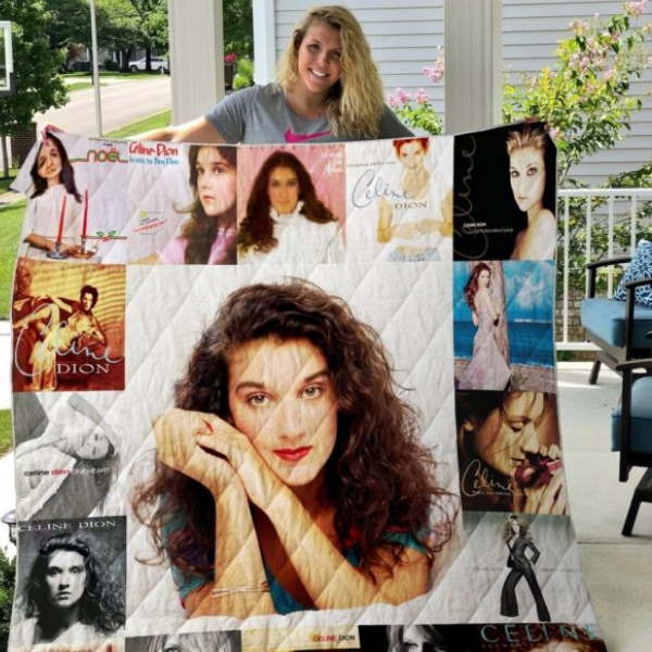 CeLine Dion Style Two 3D Quilt Blanket