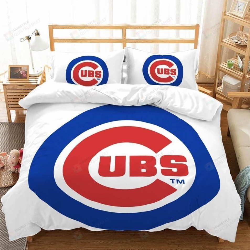 Chicago Cubs Et All Over Printed 3D Bedding Set