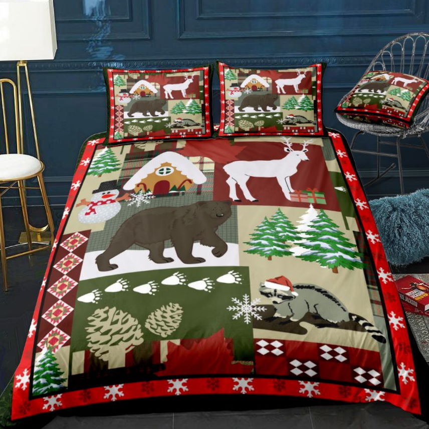 Christmas Animal 3D Bedding Set