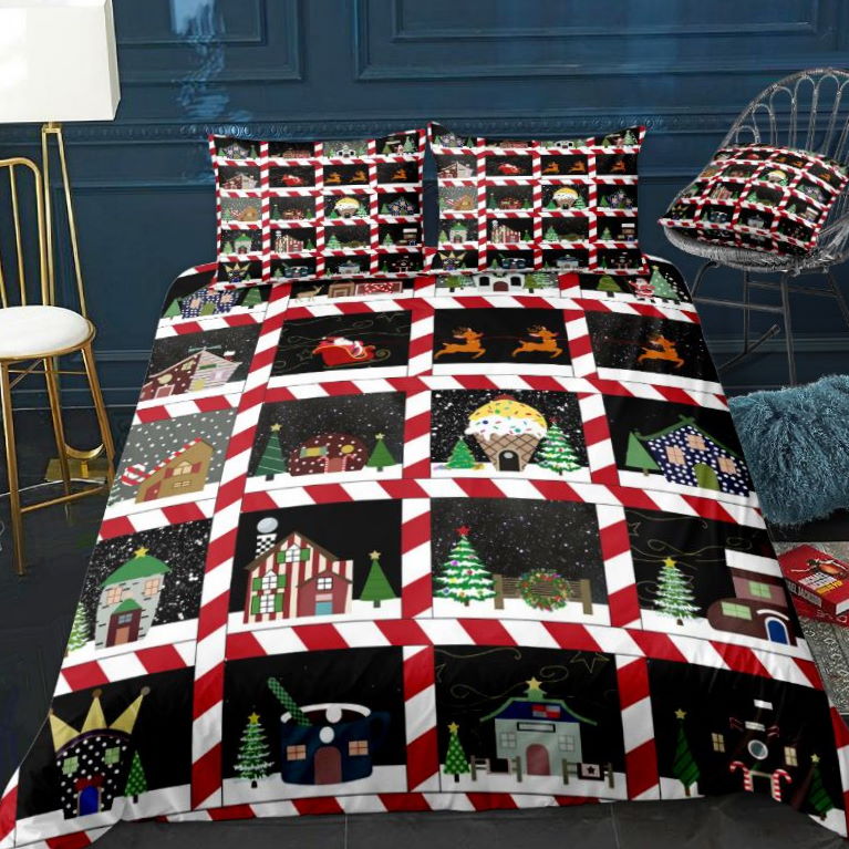 Christmas Cozy House 3D Bedding Set