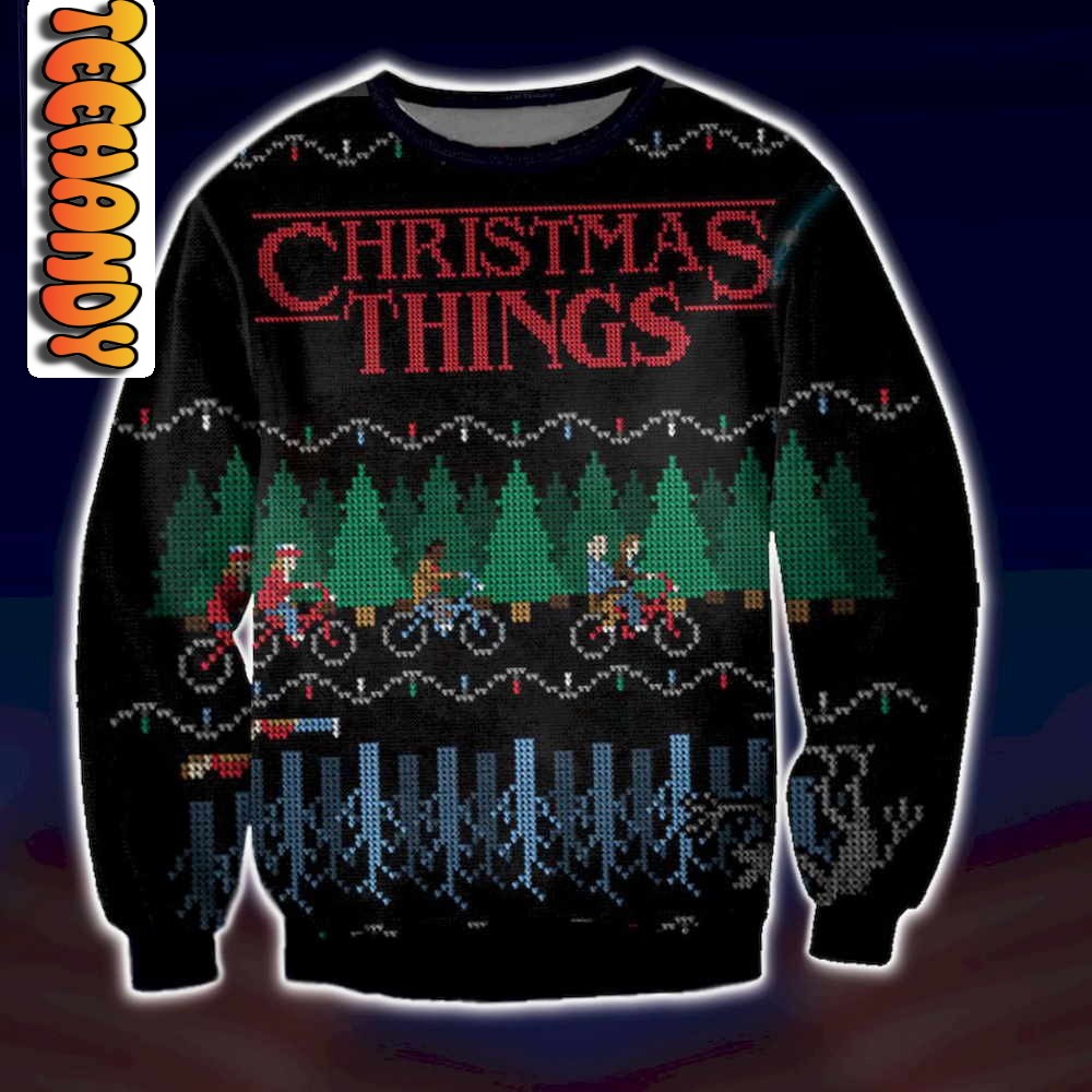 Christmas Things Holiday Ugly Christmas Sweater