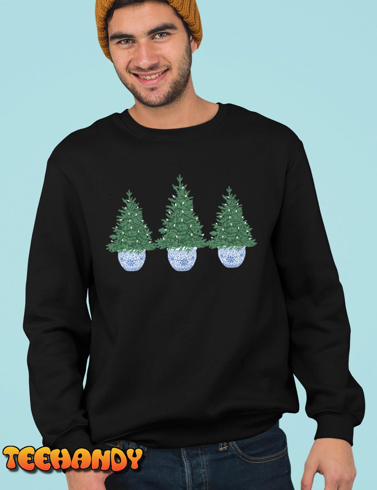 Christmas Tree in Chinoiserie Bowl Sweatshirt