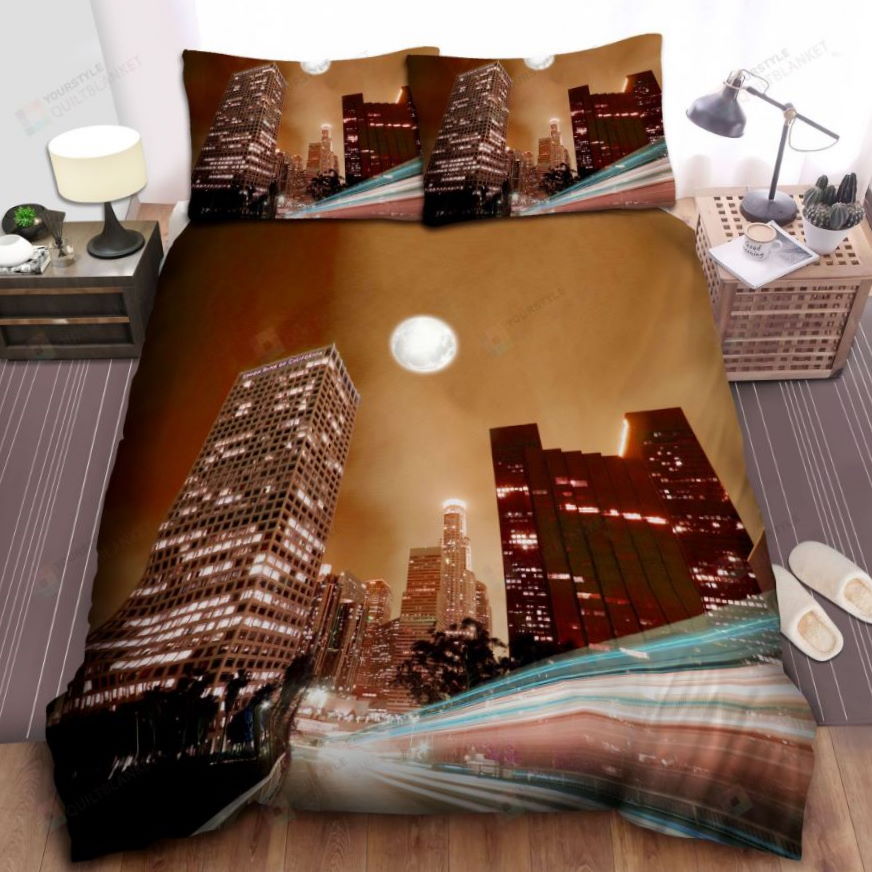 City At Night 3D Bedding Set