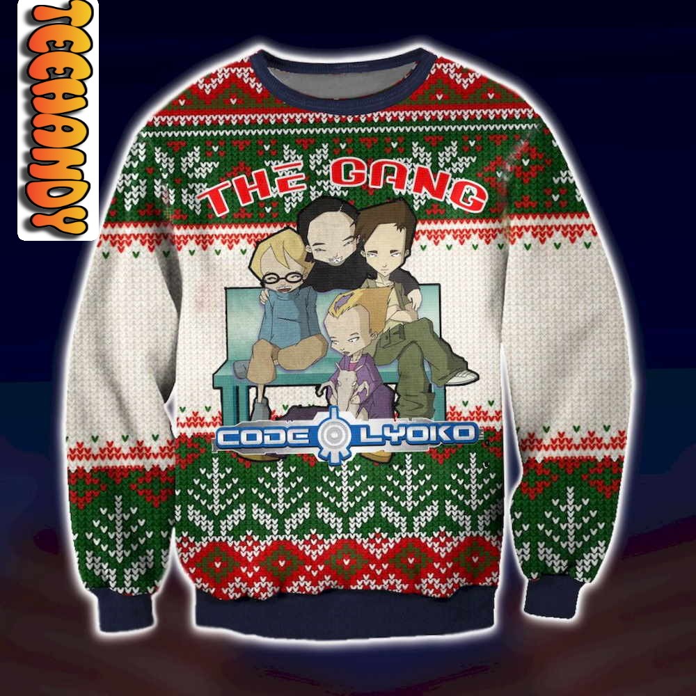 Code Lyoko The Gang Ugly Christmas Sweater