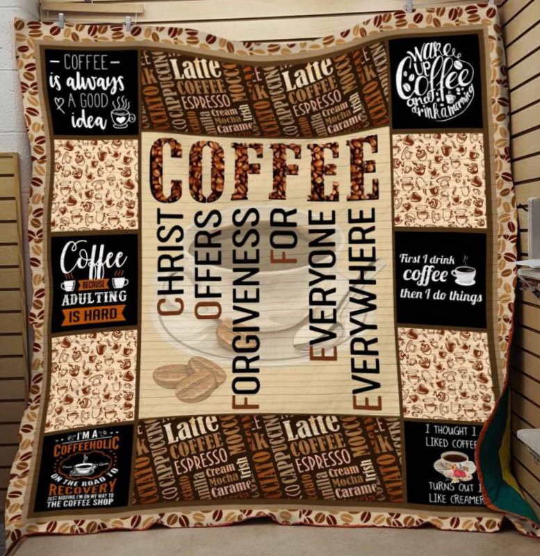 Coffee Is Alwaysgood Idea 3D Quilt Blanket