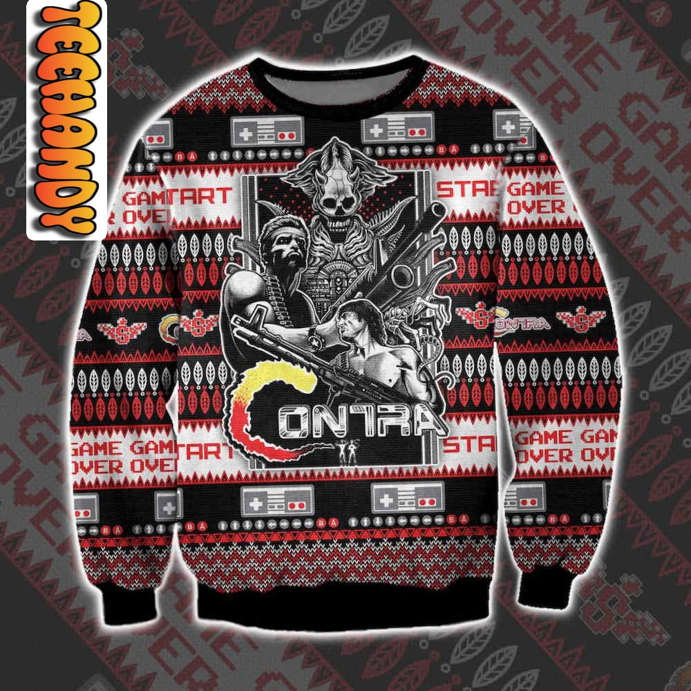 Contra The Memories Ugly Christmas Sweater