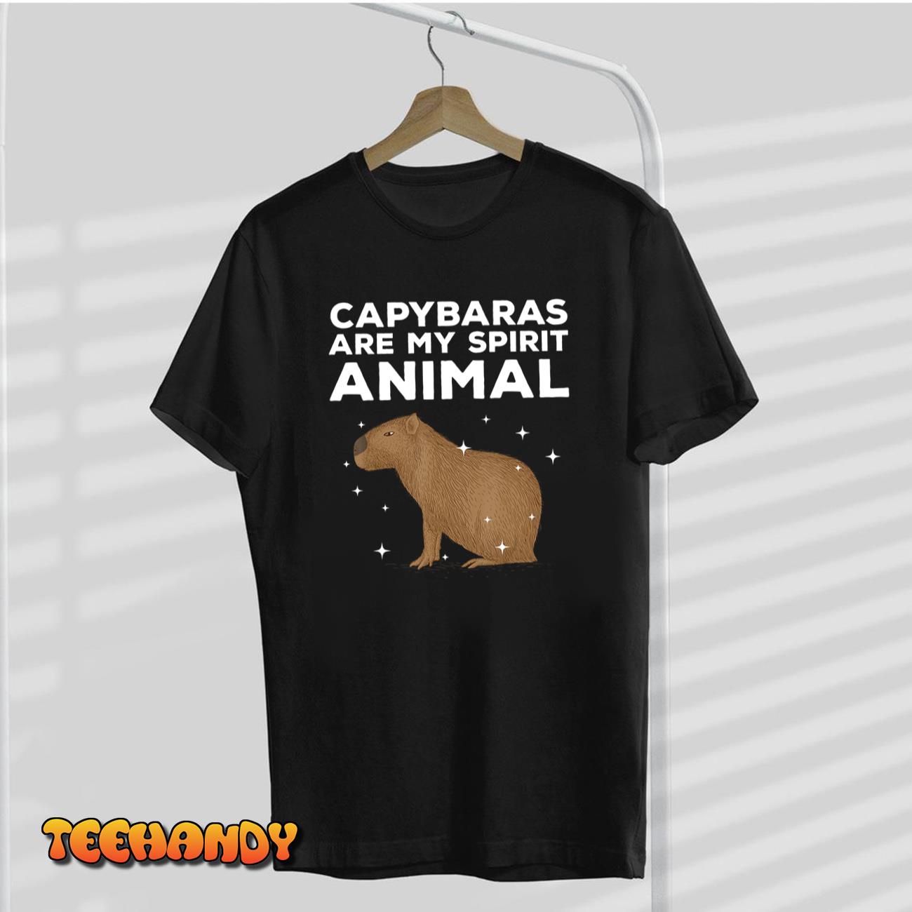 Cool Capybara For Men Women Rodent Spirit Animal Zoologist T-Shirt