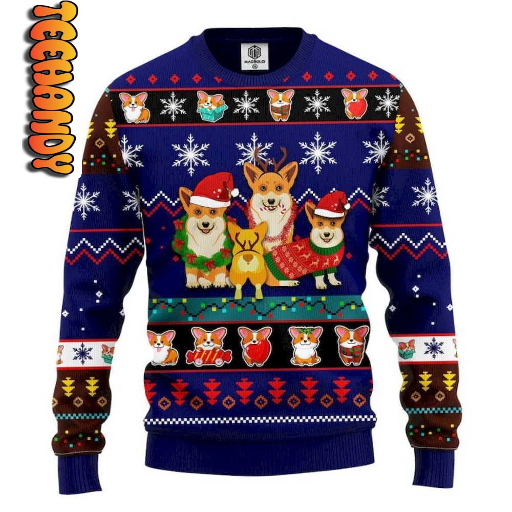 Corgi Noel Ugly Christmas Sweater