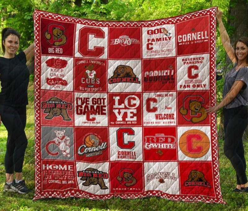 Cornell Big Red3D Quilt Blanket