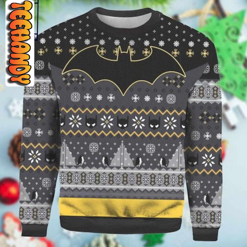 Cosplay Batman Ugly Christmas Sweater