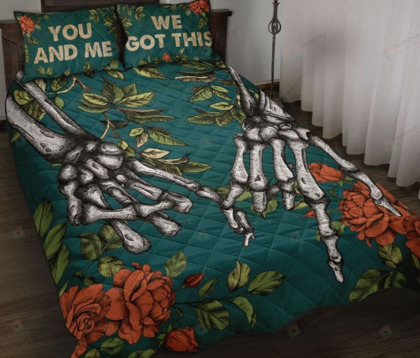 Couple Skeleton We Got This 3D Bedding Set