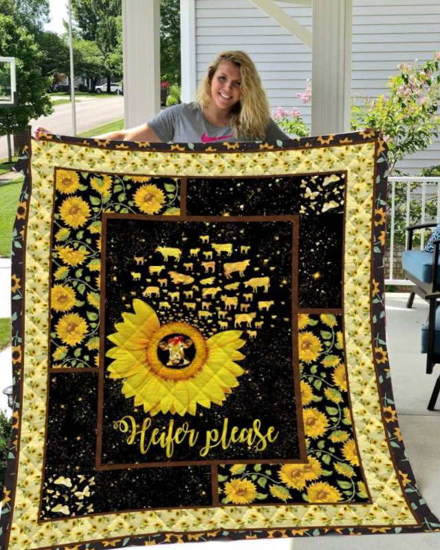 Cows You Are My Sunshine 3D Quilt Blanket