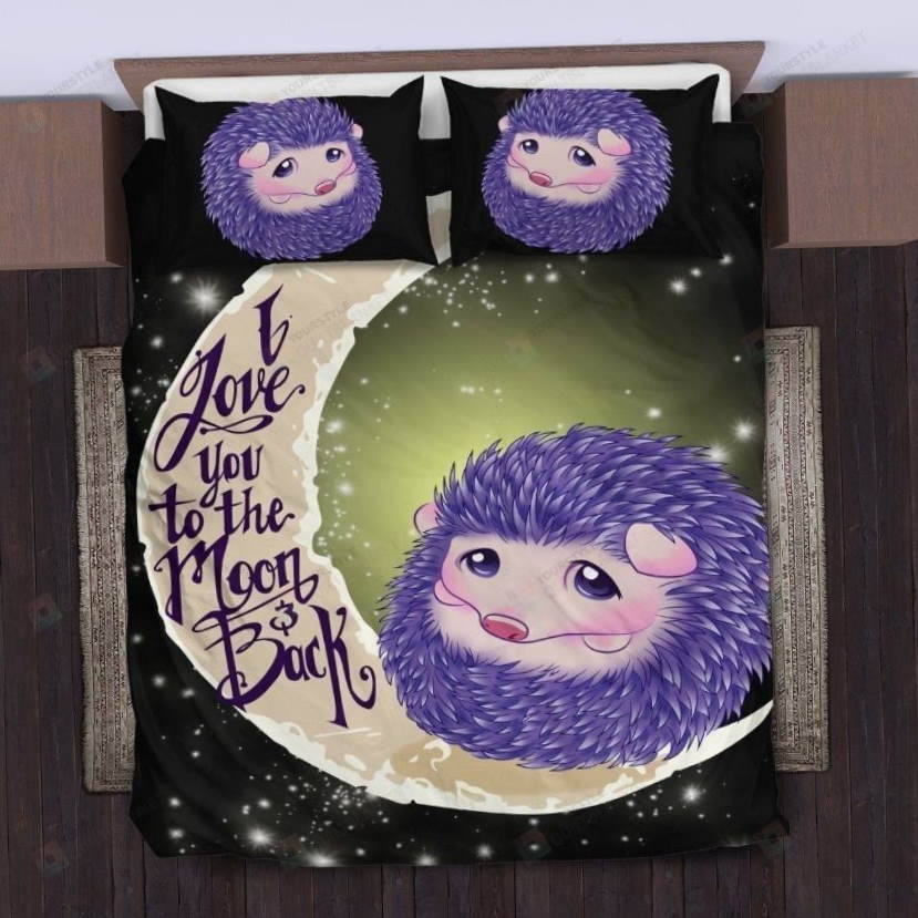 Cute Hedgehog 3D Bedding Set