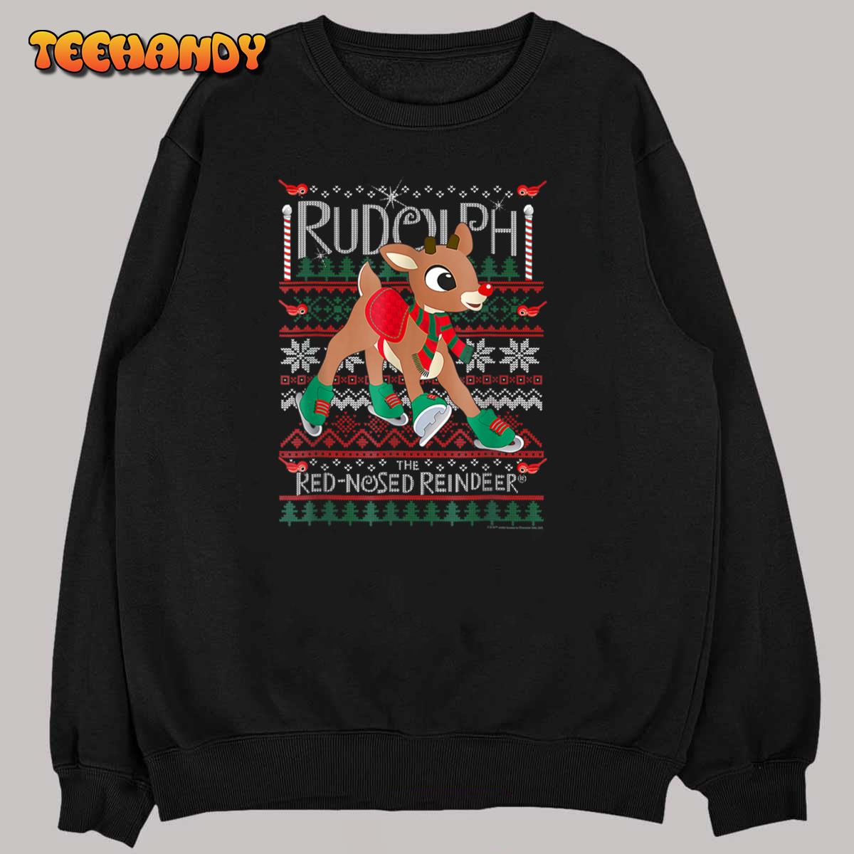 Cute Rudolph The Red Nosed Reindeer Christmas Special Xmas T-Shirt