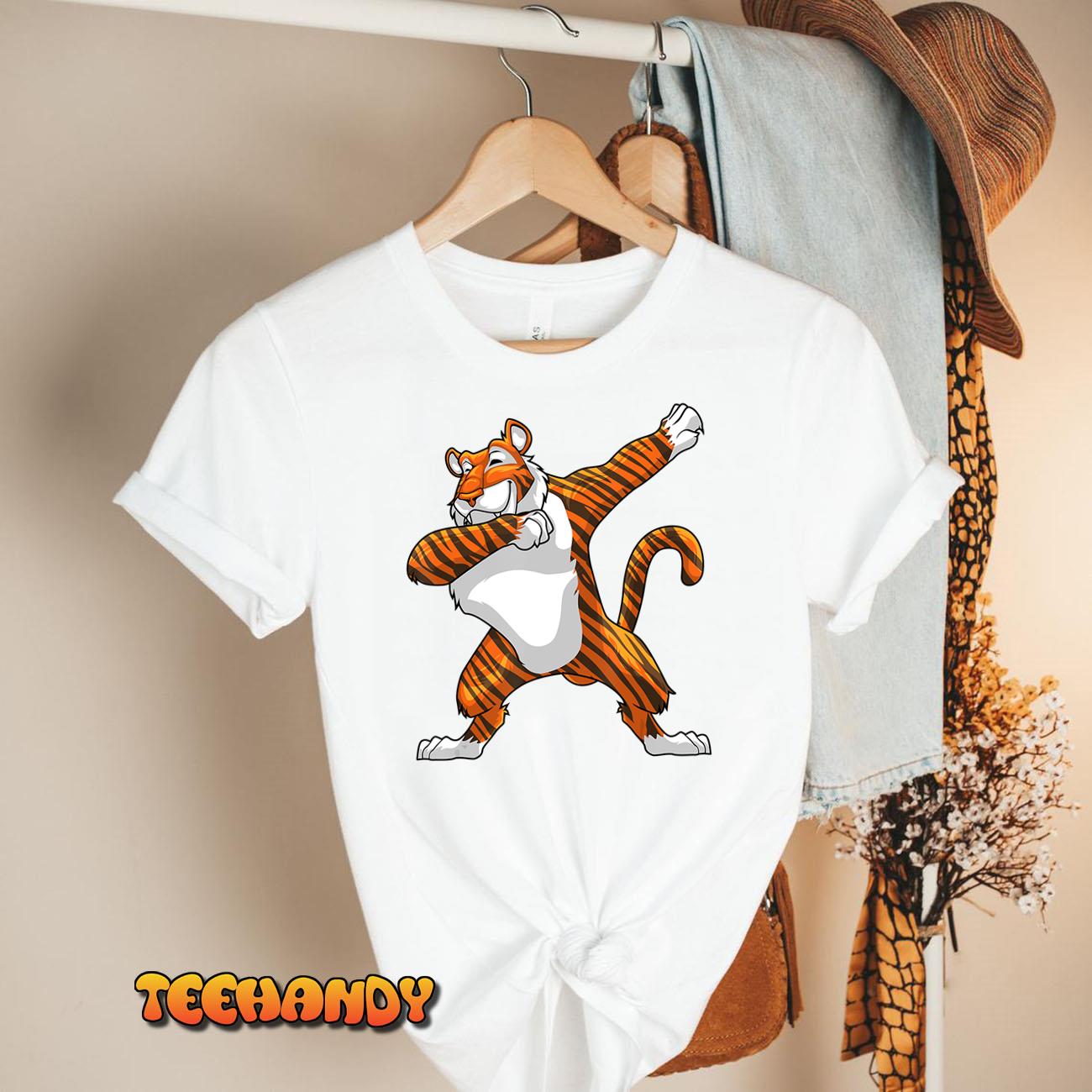 Cute Tiger Design For Men Women Kids Zoo Animal Tiger Lovers T-Shirt