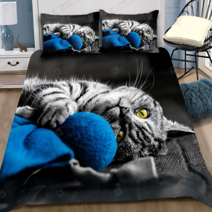 Cutie Cat All Over Printed 3D Bedding Set