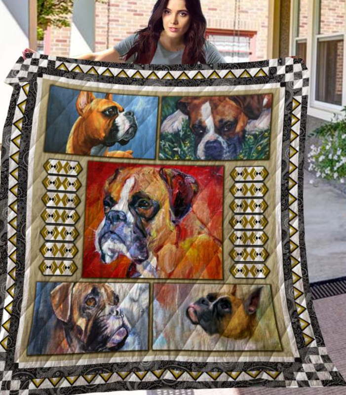 D07 Boxer Quilt Blanket