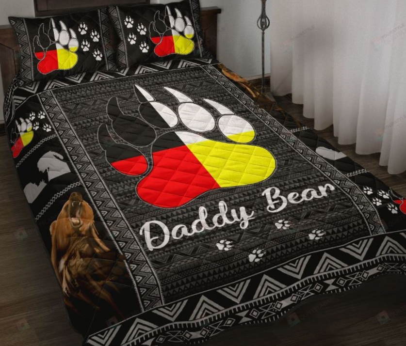 Daddy Bear All Over Printed 3D Bedding Set