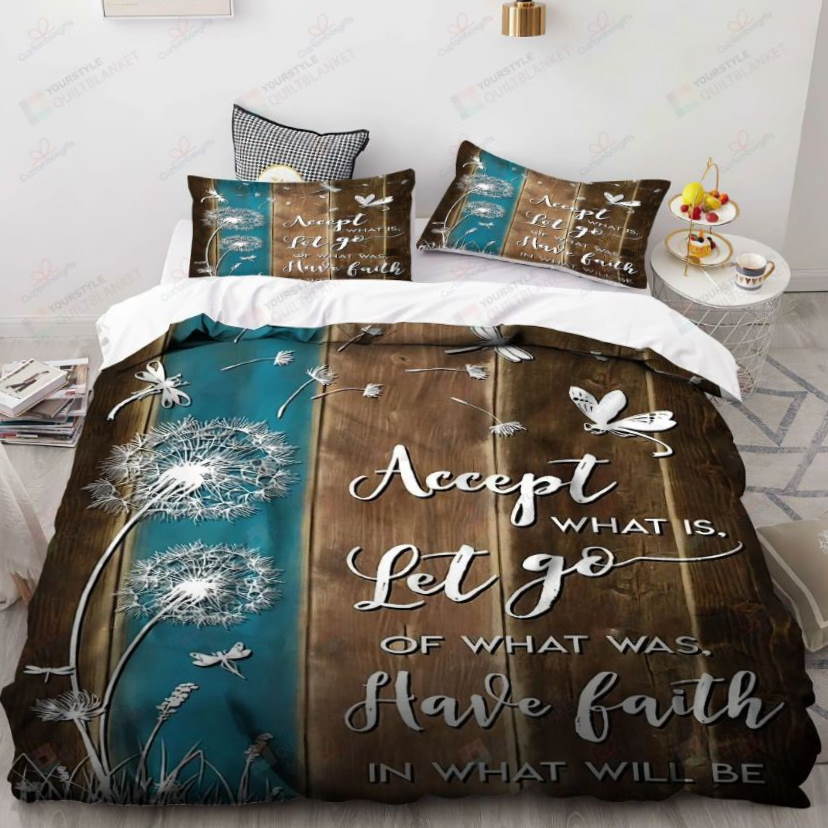 Dandelion And Dragonfly 3D Bedding Set