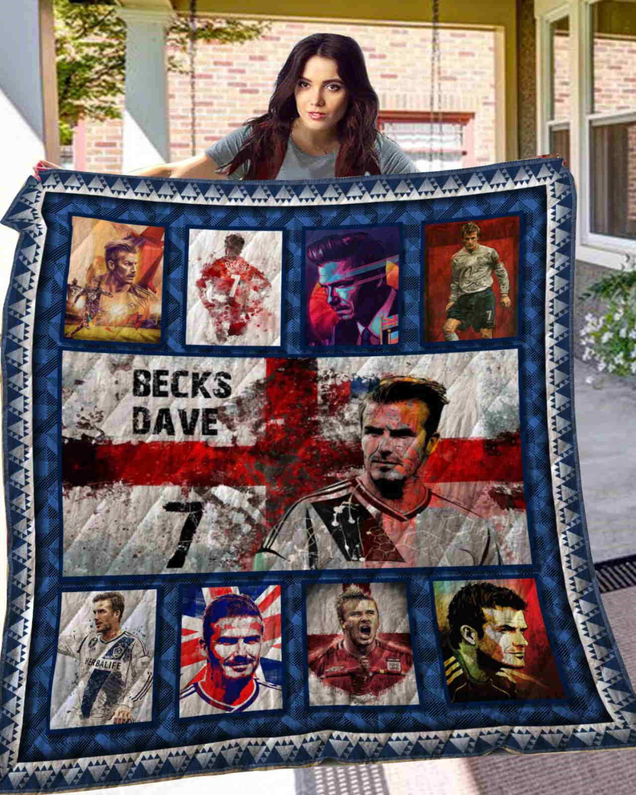 David Beckham 3D Quilt Blanket