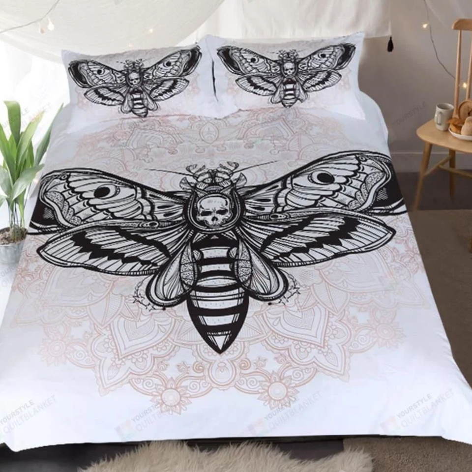 Death Moth With Skull 3D Bedding Set