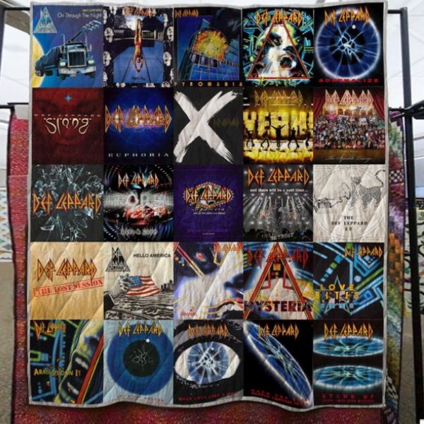 Def Leppard 3D Quilt Blanket