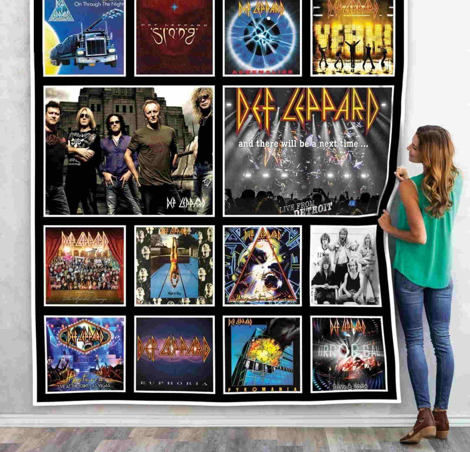 Def Leppard Quilt Blanket