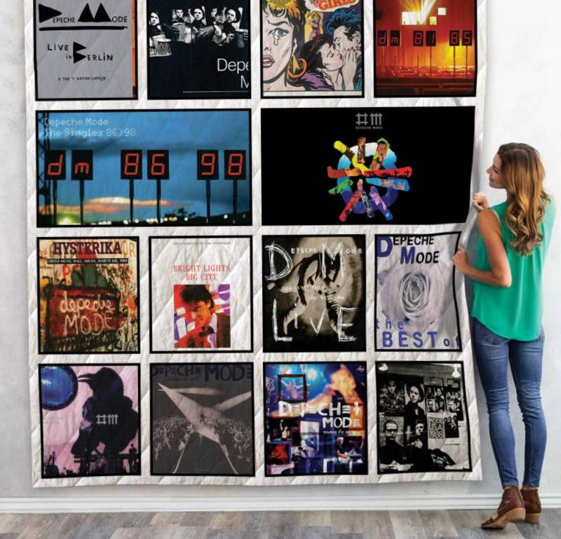 Depeche Mode Albums Quilt Blanket