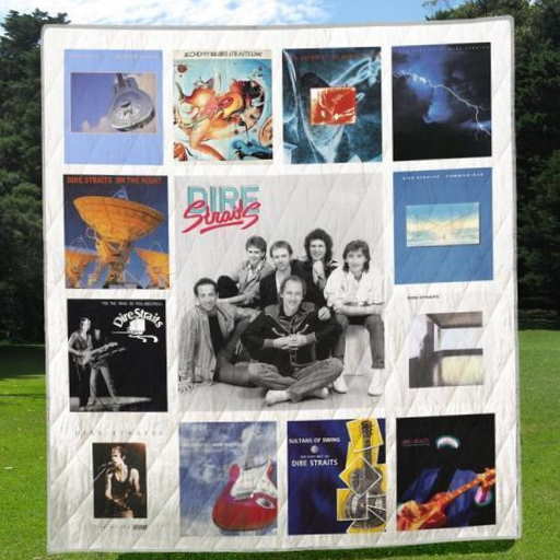 Dire Straits 3D Quilt Blanket