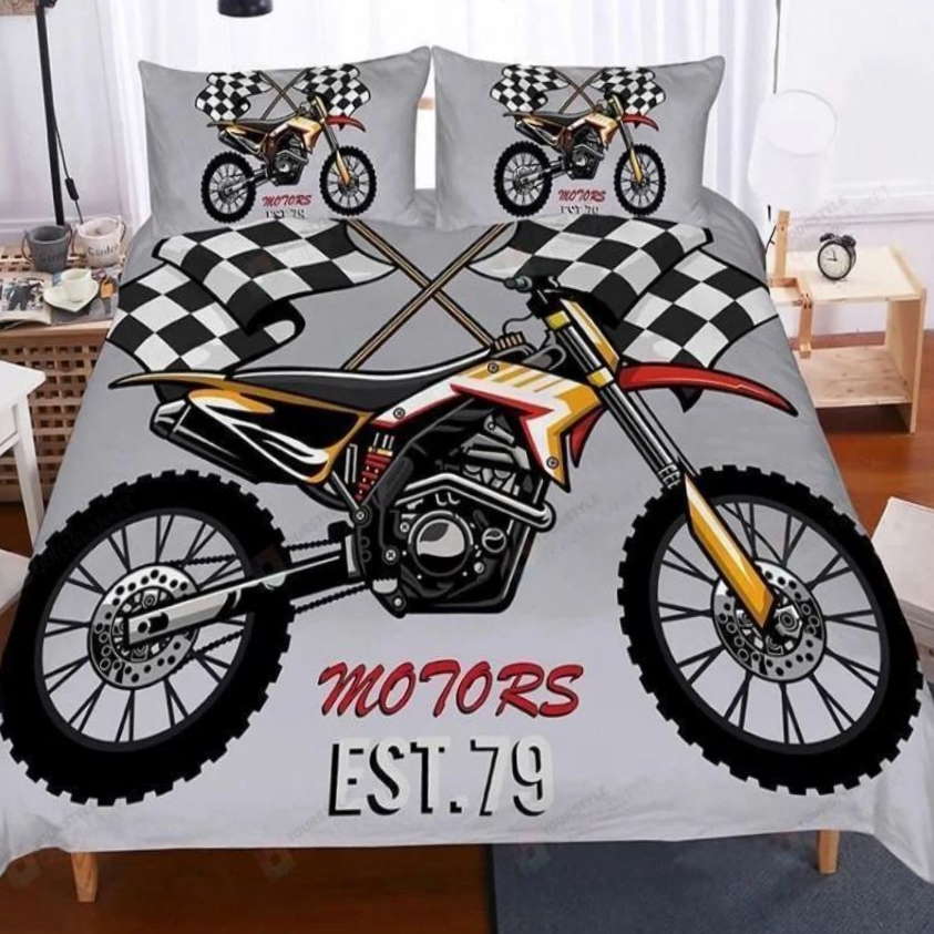 Dirt Bike Racing 3D Bedding Set