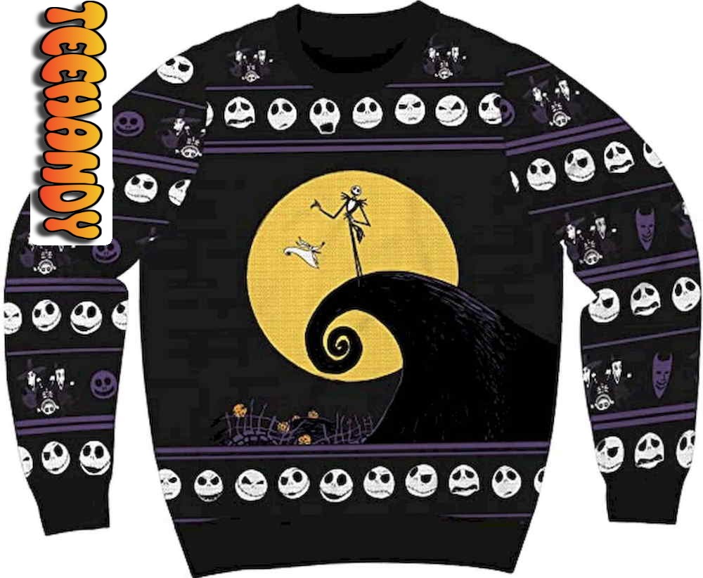 Disney The Nightmare Before Ugly Christmas Sweater