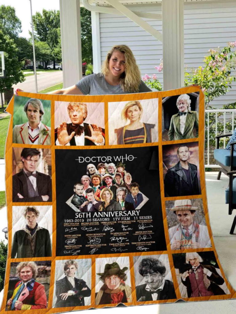 Doctor Who And All Over Printed 3D Quilt Blanket