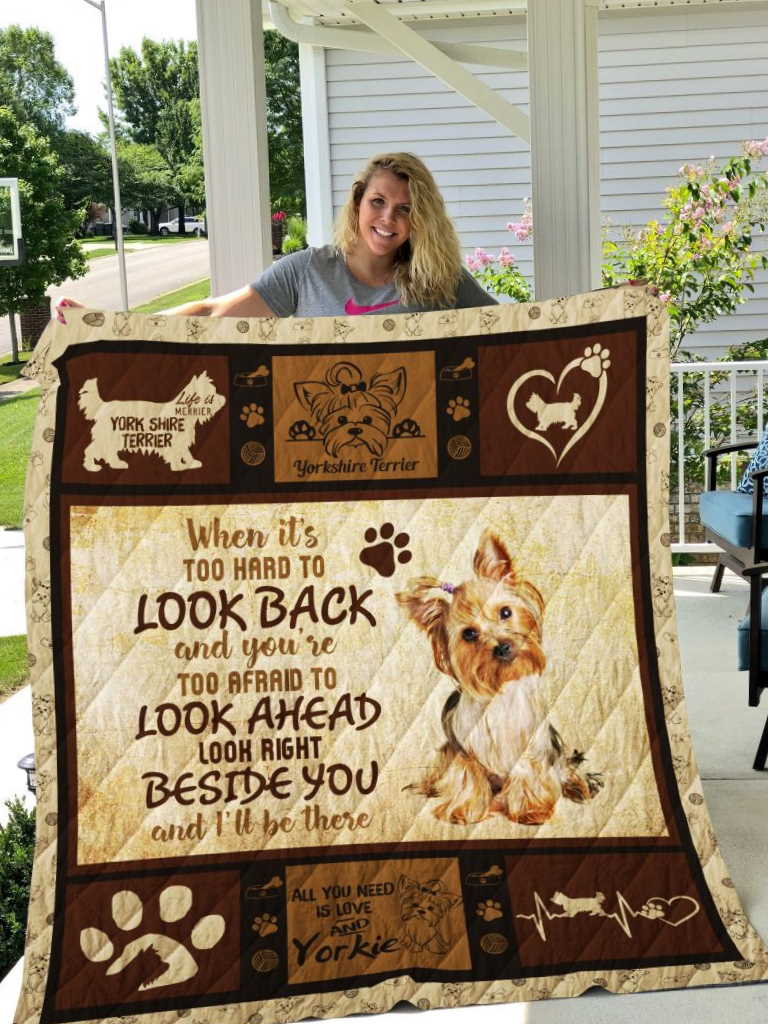 Dog Yorkie Edition All Over Printed 3D Quilt Blanket