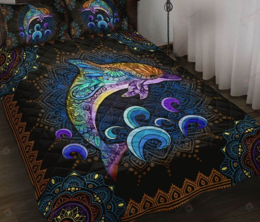 Dolphin – Mandala 3D Bedding Set