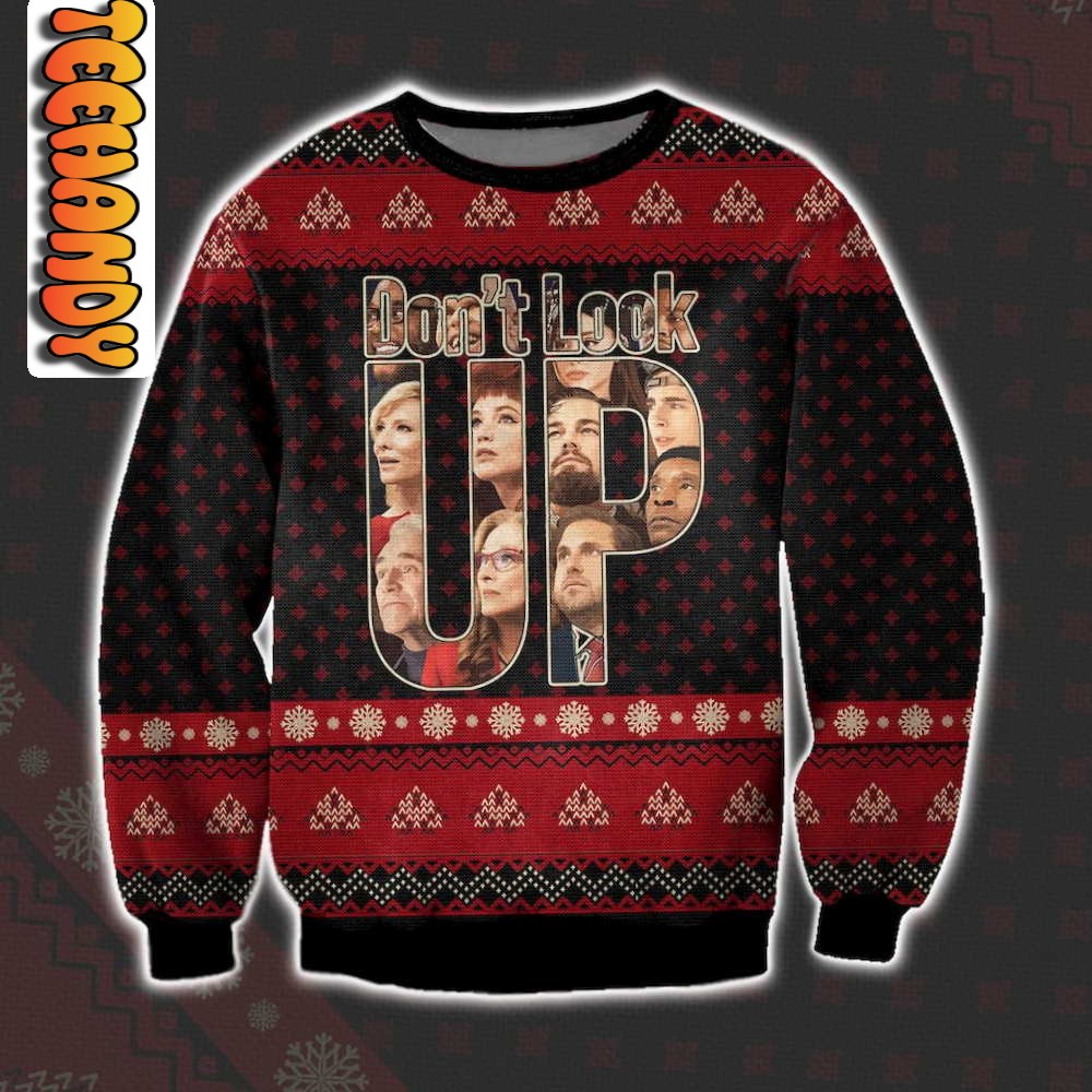 Don’t Look Up Ugly Christmas Sweater