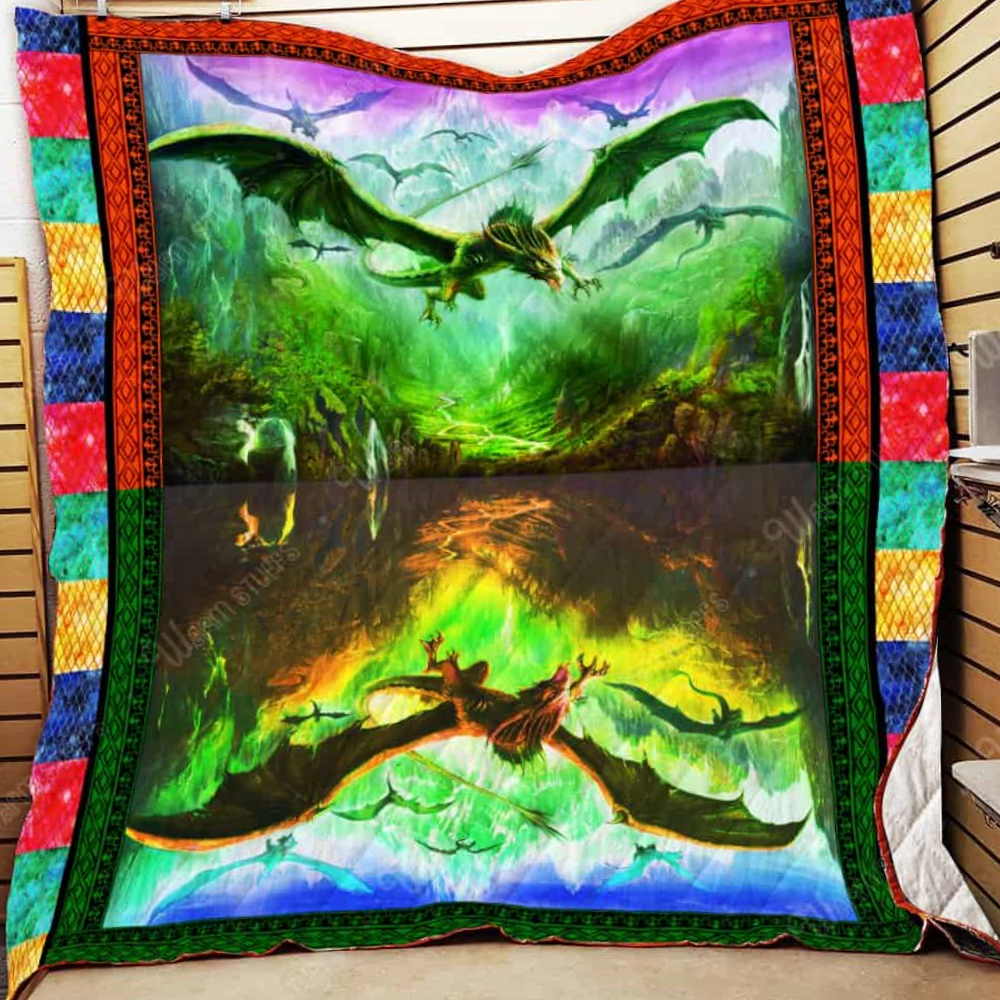 Dragon Fly 3D Quilt Blanket