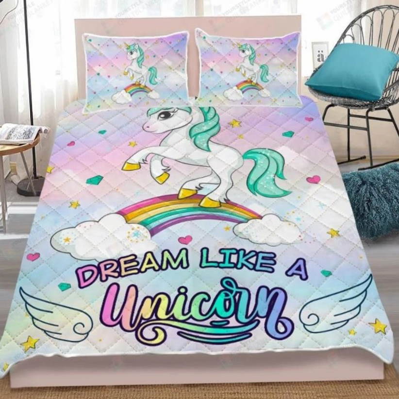 Dream Like A Unicorn 3D Bedding Set