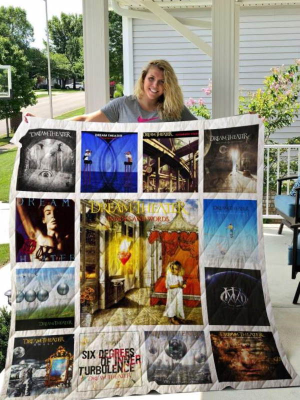 Dream Theater Albums All Over Printed Quilt Blanket