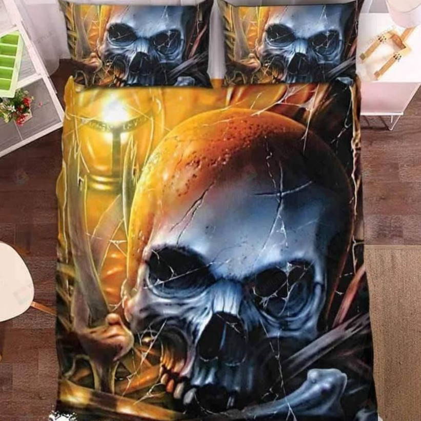 Dusty Skull 3D Bedding Set