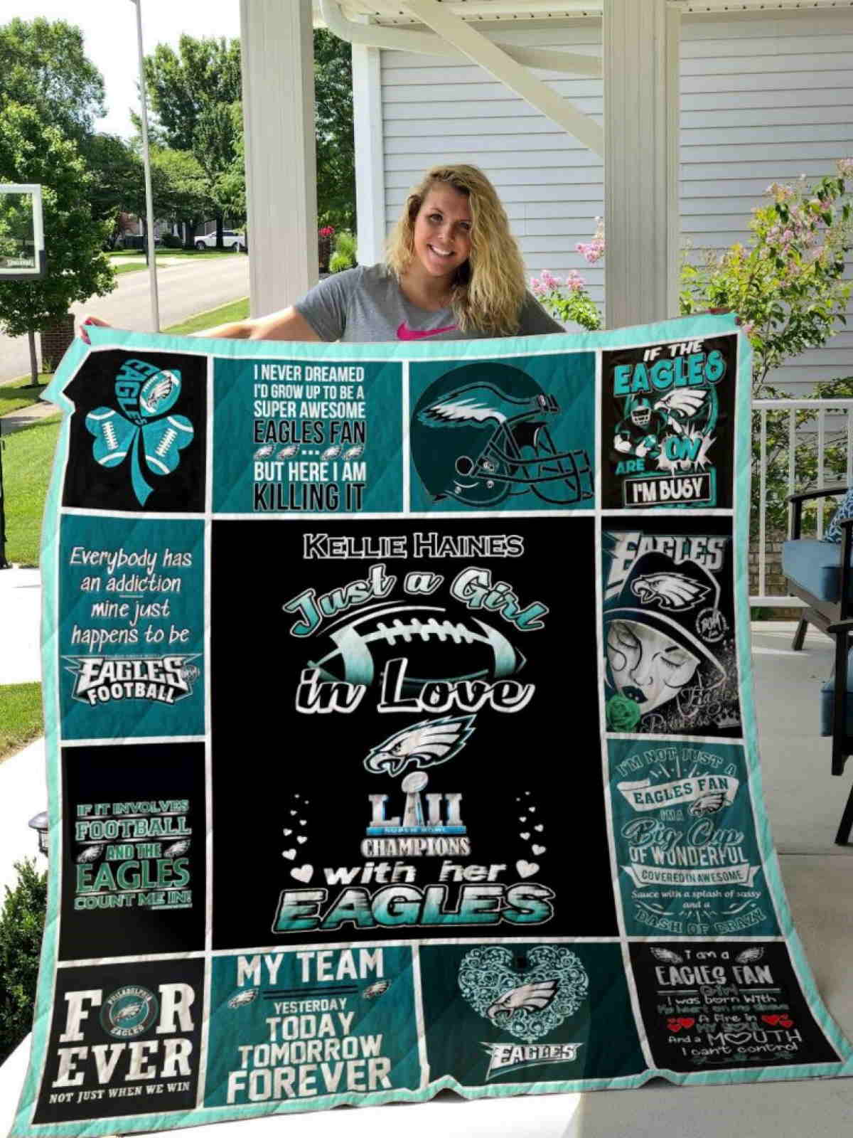 Eagles 3D All Over Printed Quilt Blanket