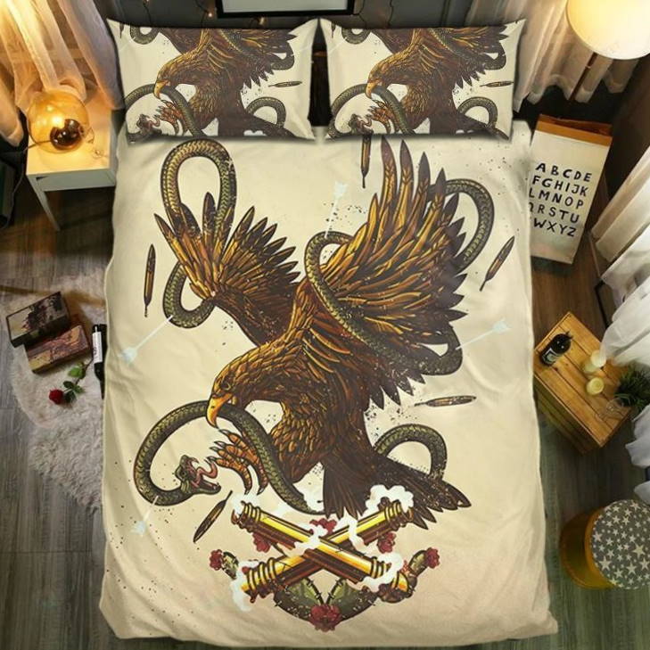 Eagles Collection 3D Bedding Set