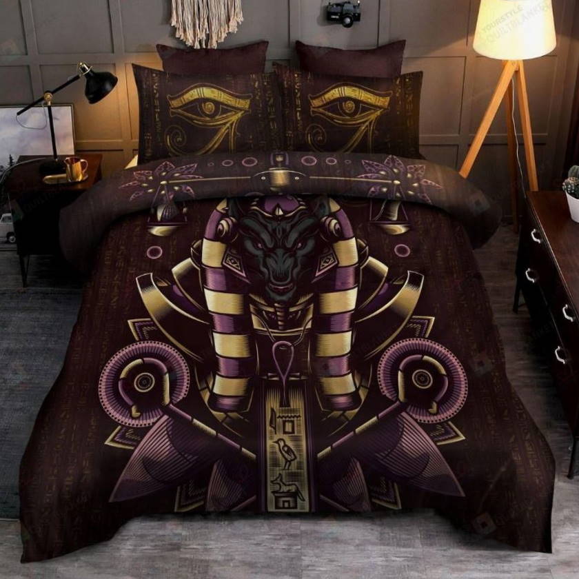 Egyptian God Anubis 3D Bedding Set