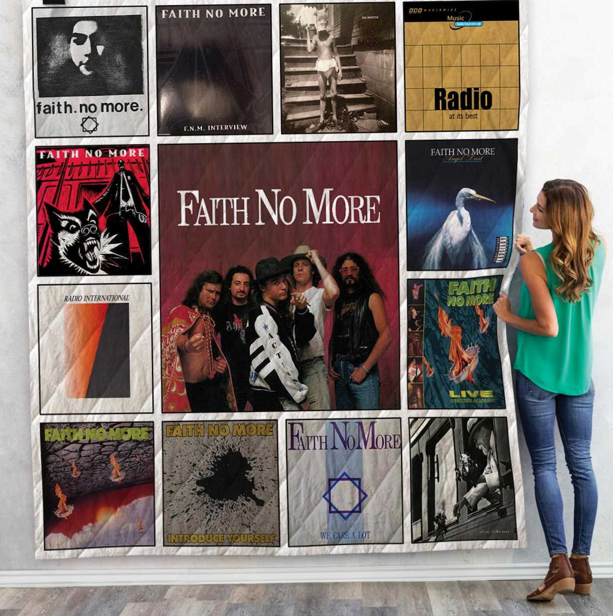 Faith No More Albums 3D Quilt Blanket